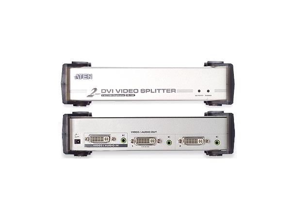Aten Splitter  1:2 DVI Audio 6.75Gbps DDC DVI-I HDCP 